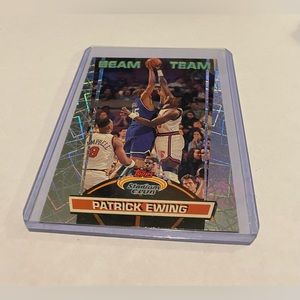 Patrick Ewing Rare Insert 1993 Topps Stadium Club Beam Team Vintage collectible
